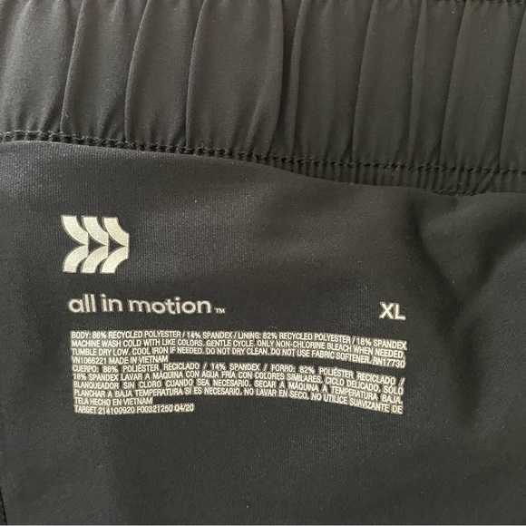 ALL IN MOTION Active Tennis Golf Skort XL in Black - Picture 9 of 9